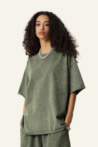 Women's Cotton Streetwear Vintage T-shirt