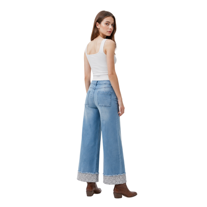 Women's High Waist Wide Leg Jeans