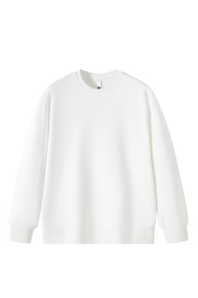 Men Fall Clothing 380gsm 100% Cotton Crew Neck Sweatshirt