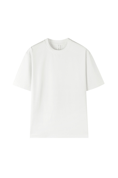 Unisex Summer 7A AntiMite Cooling 3Stitch Cotton Solid Tee
