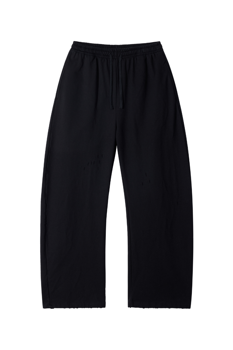 Men Fall Clothing Distressed Wide Leg Streetwear Sweatpants