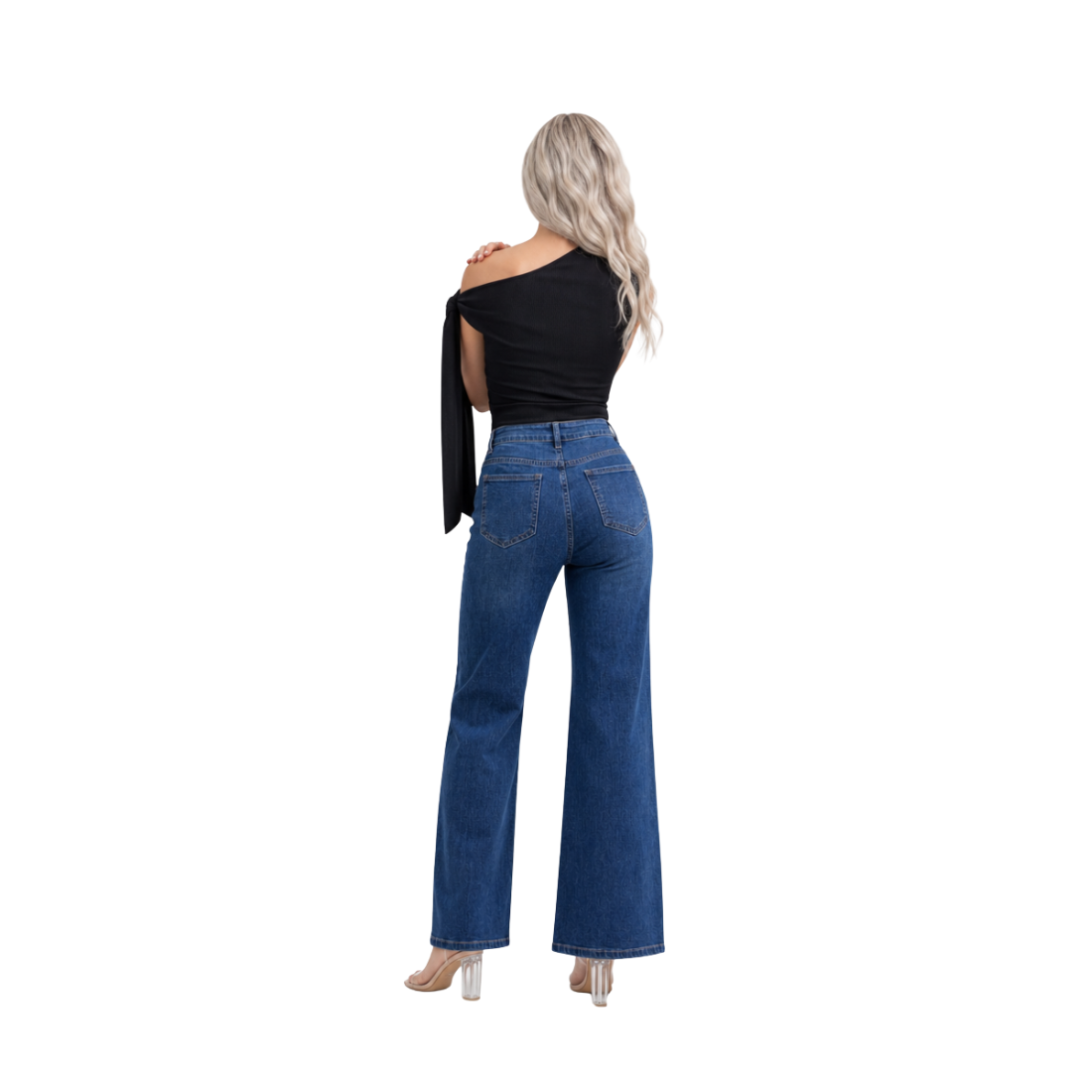 Women's vintage relaxed bootcut jeans