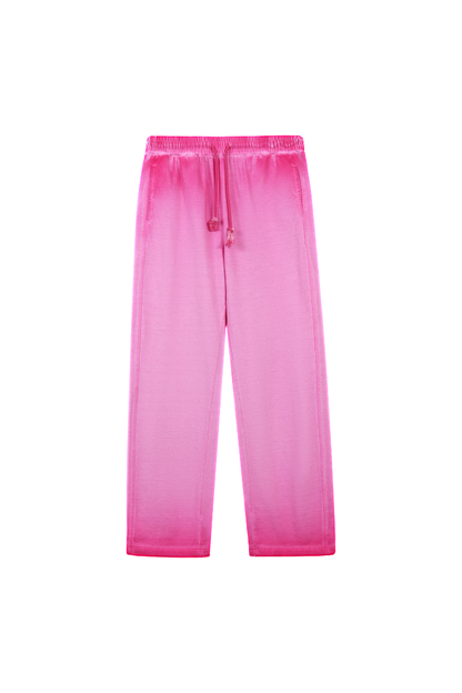 Women Fall Washed Gradient Wide Leg Sweatpants