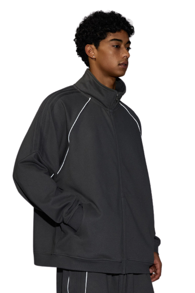 Men's Fall 365g Reflective Stripe Loose Zip Jacket
