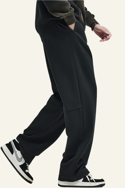 Men's Streetwear Slouchy Drawstring Wide-leg Pants
