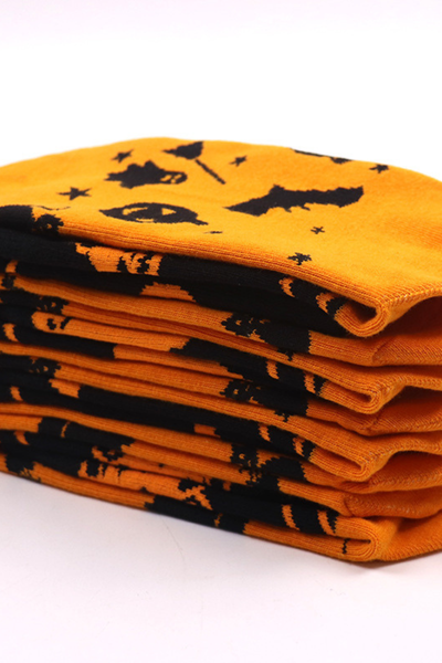Unisex Halloween Funny Long Tube Cotton Socks