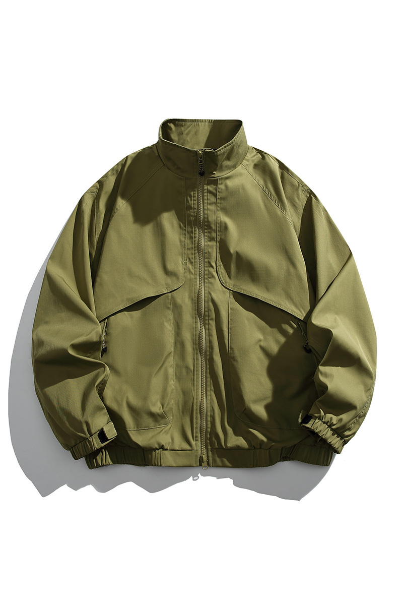 Unisex American Retro Multi-Pocket Loose Hiking Jacket