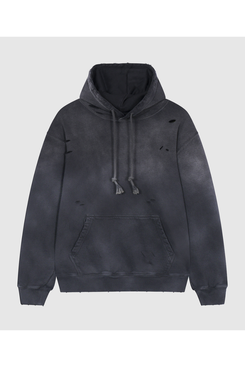 Women Fall Clothing 420G Ripped Washed Oversized Hoodie