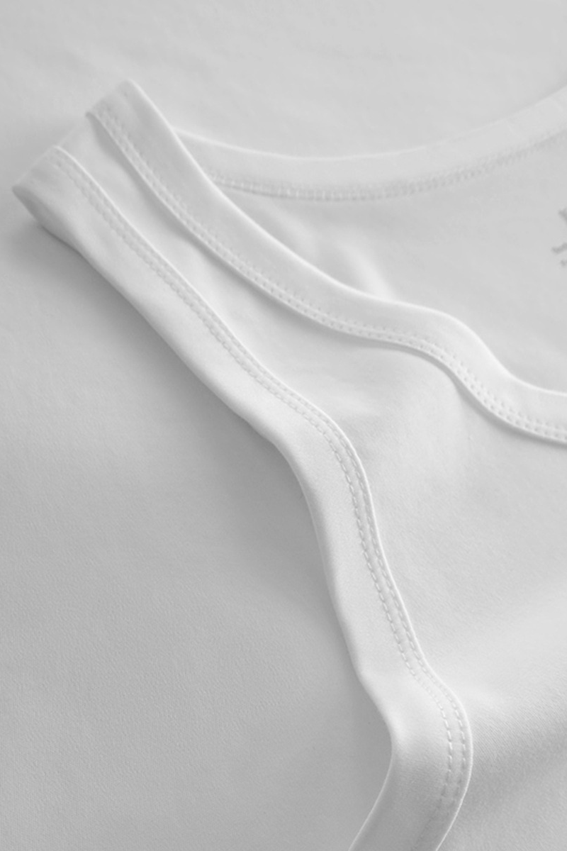 Men‘s Summer 50s Luxury Pima Ice Silk Tank