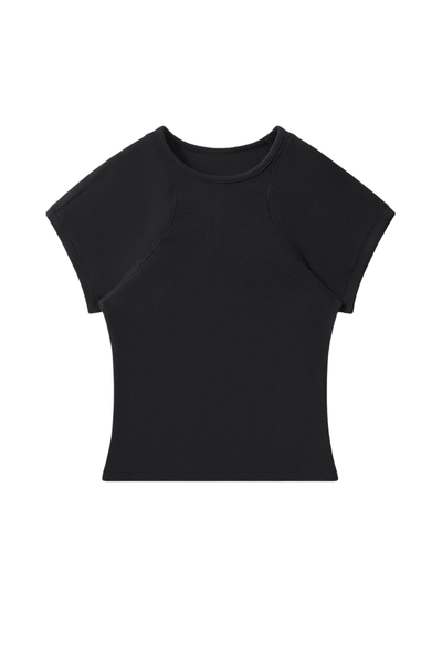 Women's Summer Ribbed T-Shirt