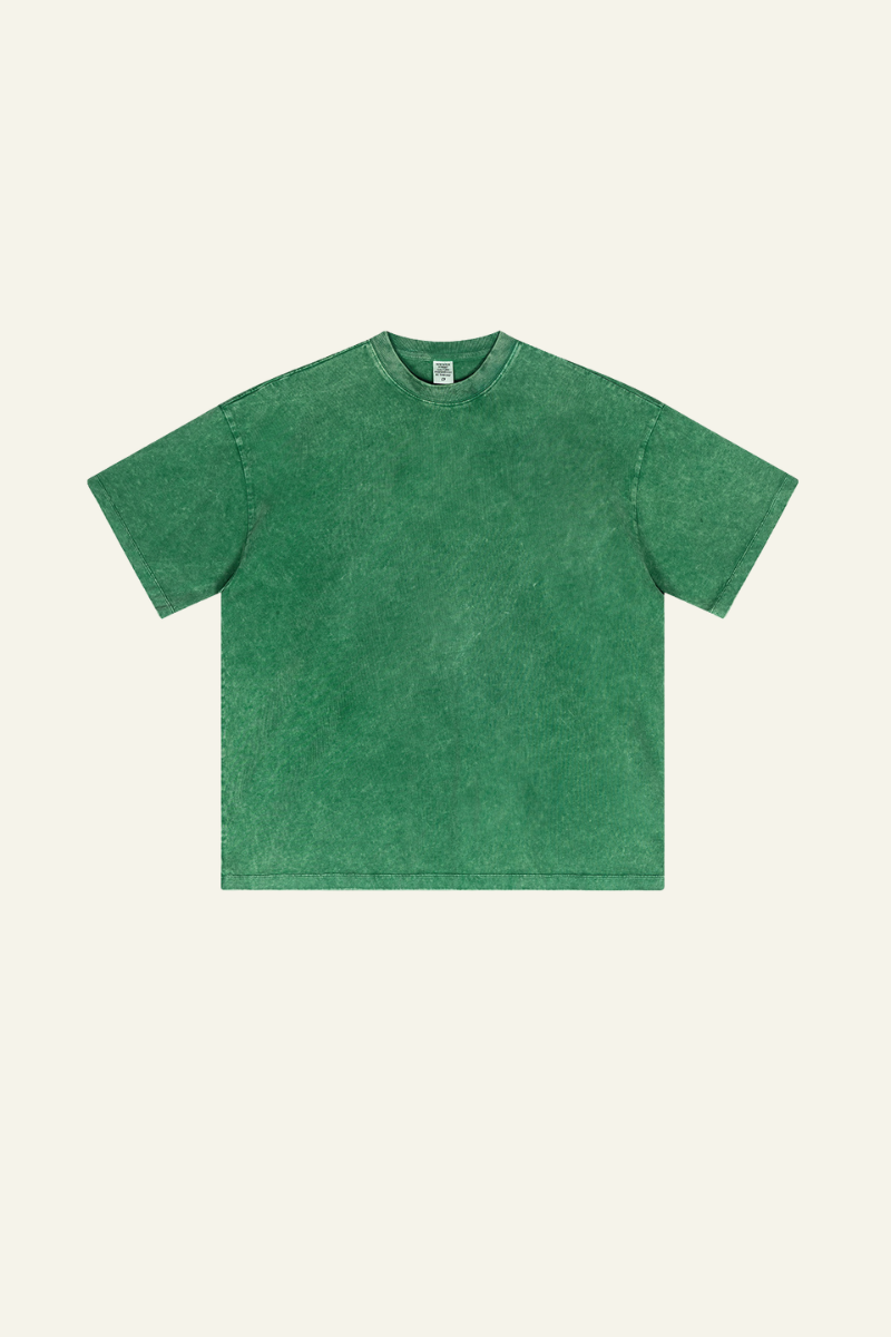 Women's Cotton Streetwear Vintage Washed T-shirt