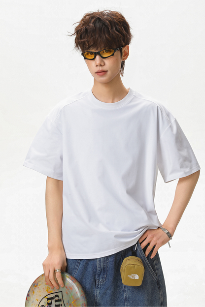 Men's Summer Cooling Lightweight Boxy Set-in Tee