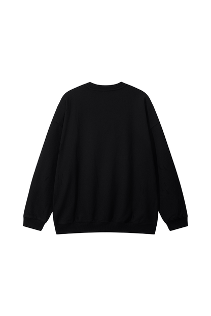 Unisex Fall Clothing Washed Distressed Oversized Sweatshirt