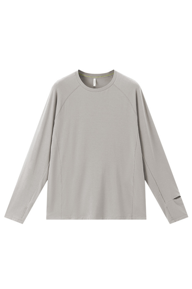 Women's Summer Wool Long Sleeve Outdoor Anti-Odor Tee