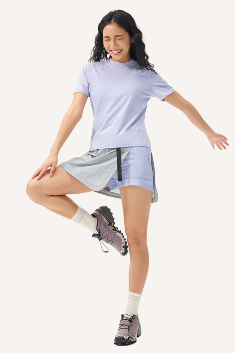 Unisex Summer COOLMAX LYCRA Yarn Wicking Quick Dry Tee