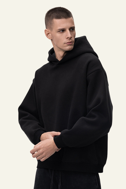 Men's Streetwear Heavyweight Fleece-lined Hoodie