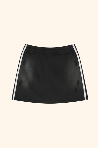 Women's Spring Summer Washed Side Drawstring Spray Skirt