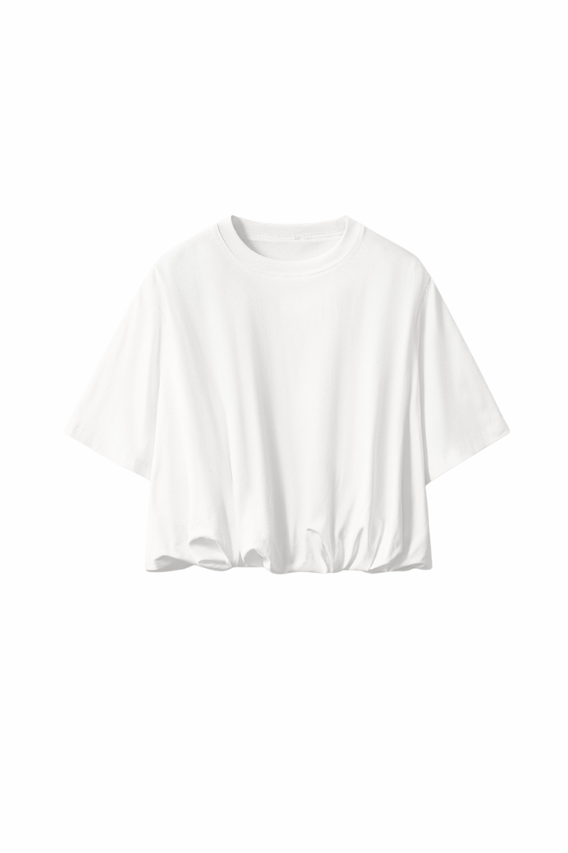 Unisex Summer Cropped T-Shirt
