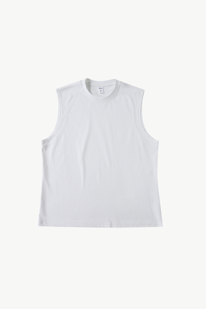 Men's High Elasticity 220g Raglan Sleeveless Tank Top