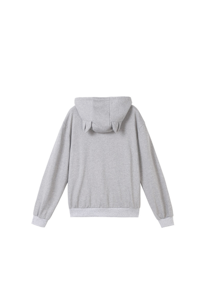 Unisex All Season Cat-Ear Drawstring Pet Pocket Hoodie