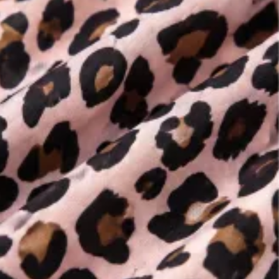 Women Fall Clothing Casual Leopard Stripe Wide Leg Pants