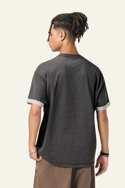 Men's Color-blocked Base Layer Short-sleeved T-shirt