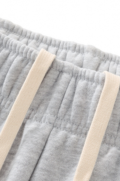 Women's Streetwear Color-Block Elastic Wide-leg Casual Pants