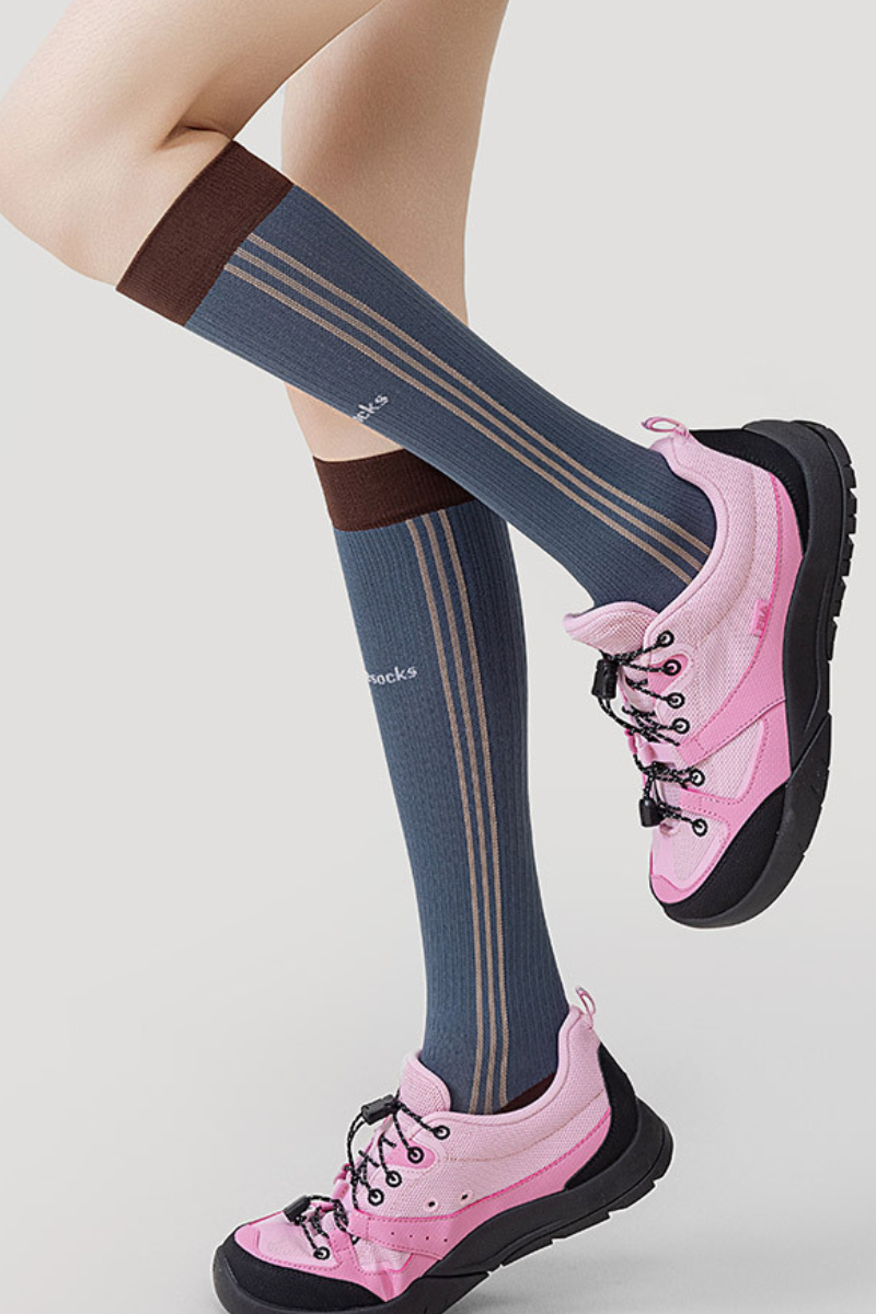 Women's Fall Graduated-Compression Athletic Knee-High Socks