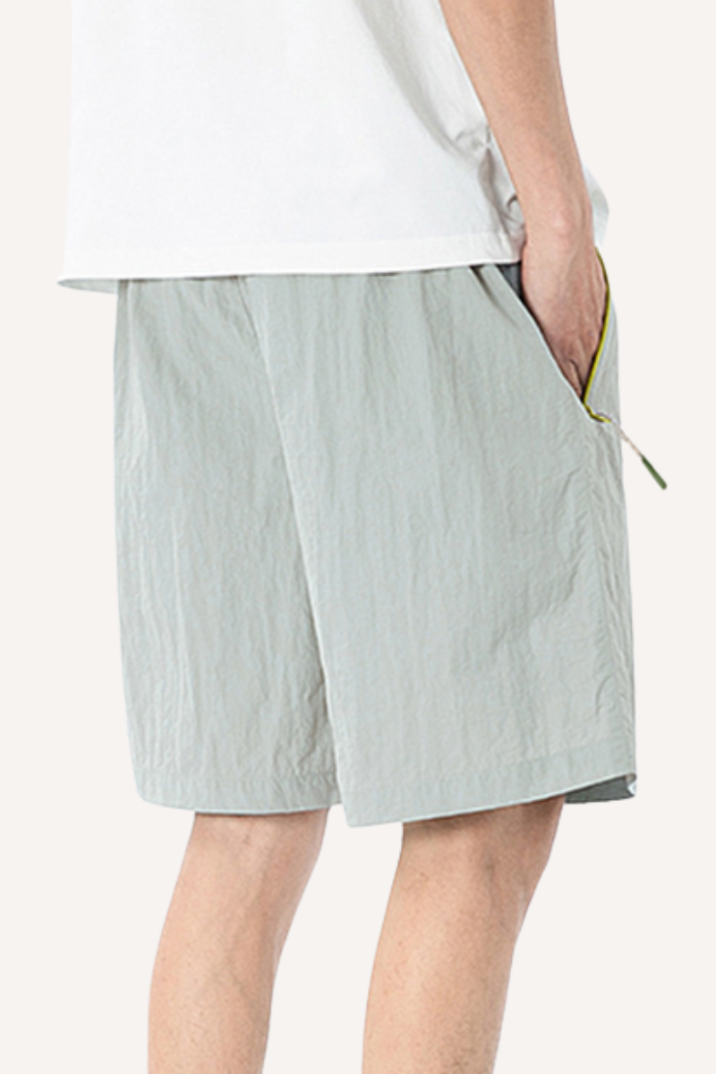 Men's Spring Summer Waterproof Zip D-Ring 5" Shorts