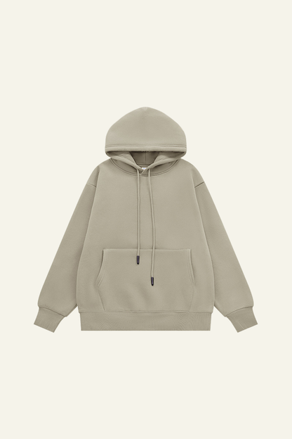 Men's Streetwear Fleece-lined Front Pocket Hoodie