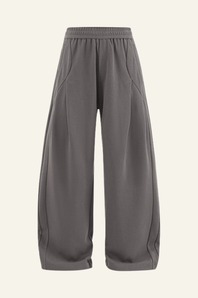 Women's Streetwear Twill Wide Leg Pants
