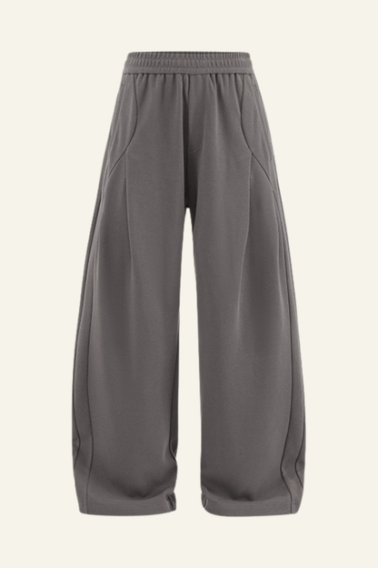 Women's Streetwear Twill Wide Leg Pants