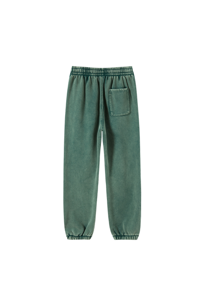 Women Fall Clothing Wax Washed Relaxed Jogger Pants