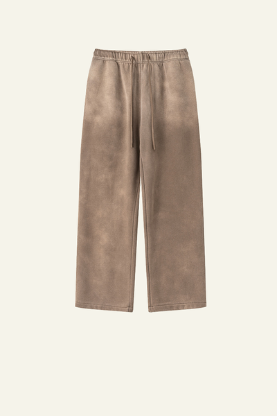 Men's Washed Straight-Leg Pants.