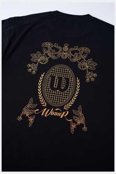 Men's Foil Badge Vintage Oversized Crewneck Tee