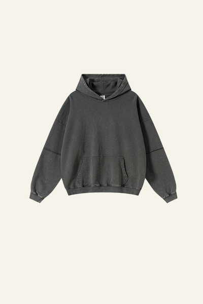 Men's Heavyweigt Fake Patchwork Two-piece Cotton  Hoodie