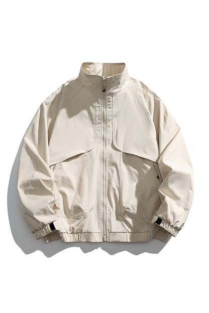 Unisex American Retro Multi-Pocket Loose Hiking Jacket