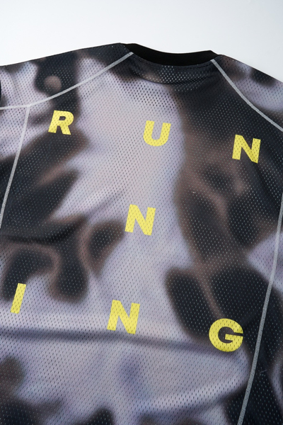 Men's Streetwear Mesh Breathable Printed T-shirt