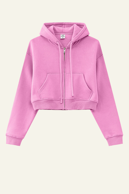 Women's Full Zipper Hooded Jacket