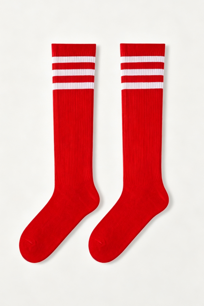 Women's Fall Three-Stripe Compression Knee-High Socks