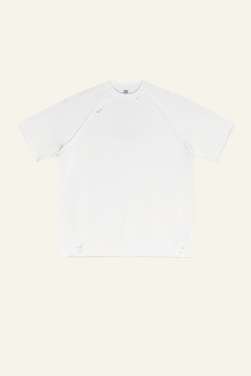 Men's Washed Wax-Dyed Cotton T-shirt.