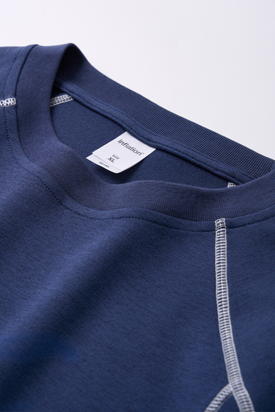 Men's Streetwear Color Block Printed T-shirt