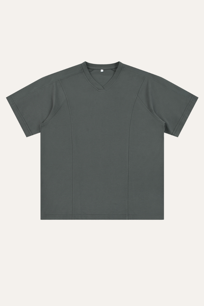 Men's Summer 240g Mesh V-Neck Breathable Tee
