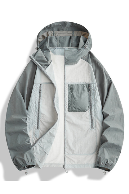 Unisex Summer UPF50 Lightweight Hooded Fishing Jacket
