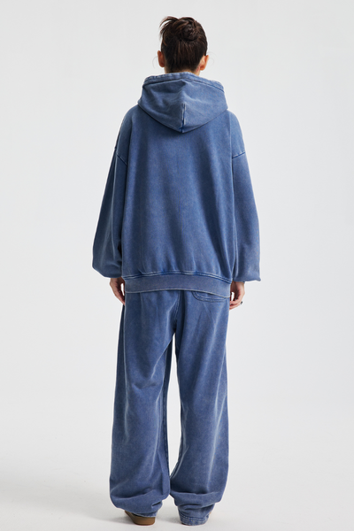 Men's Cotton Streetwear Set:Full Zipper Hooded Jacket  And Sweatpants
