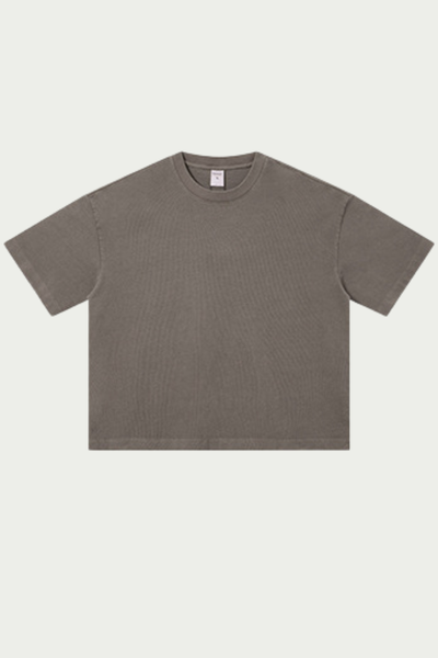 Men's 280g Spring Solid Cotton Boxy Oversized Tee