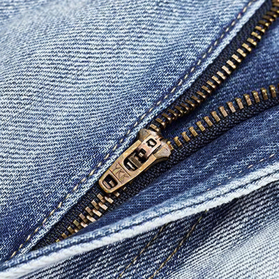 Men's Summer Cat Whisker Ripped Wide-Leg Denim Shorts