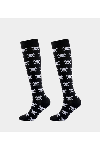 Unisex Fall Halloween Cushioned Knee High Compression Socks