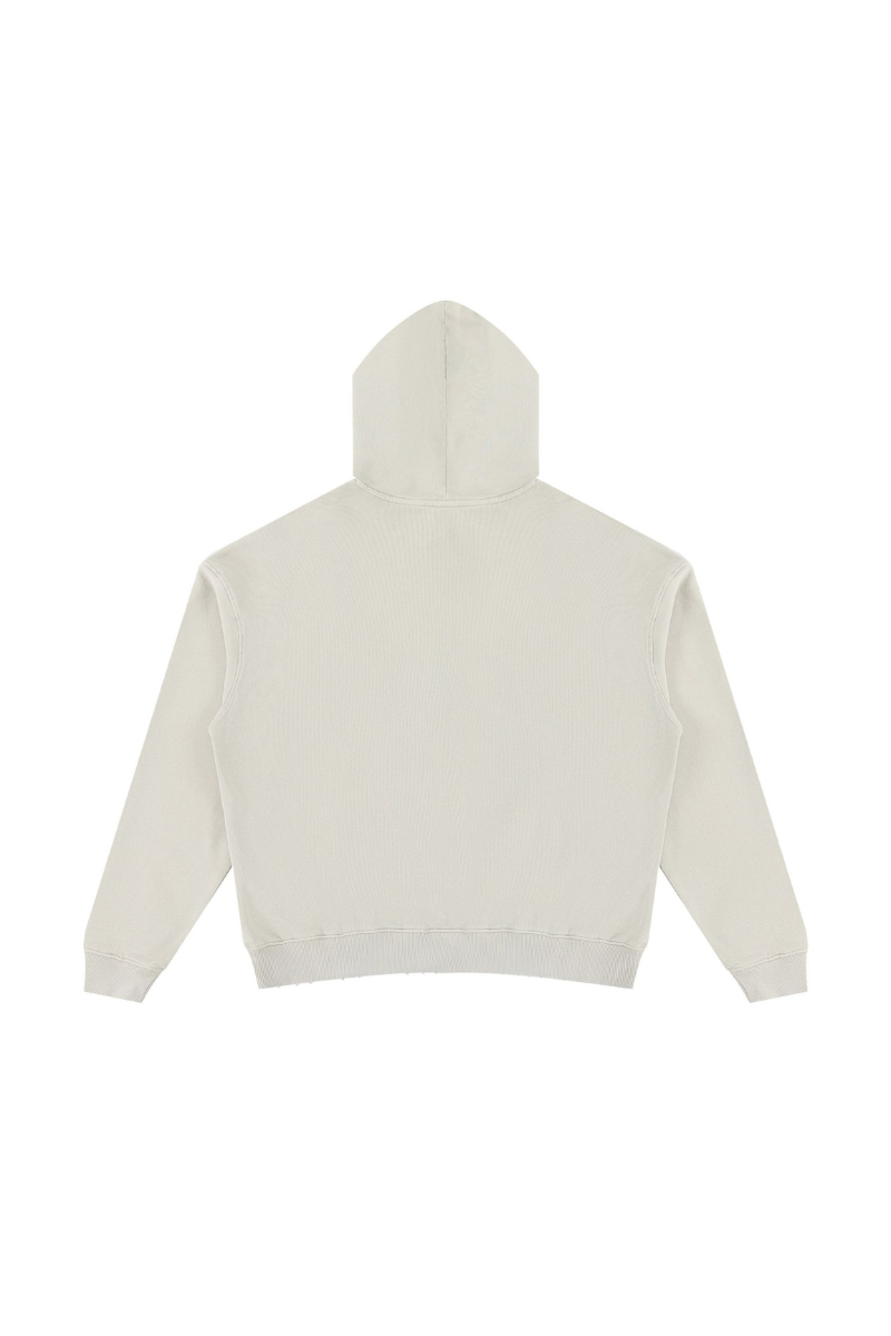 Women Fall Clothing Snow Washed Cropped Heavyweight Hoodie
