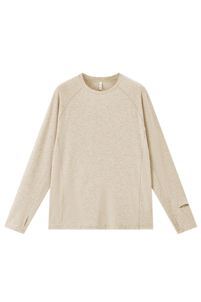 Women's Summer Wool Long Sleeve Outdoor Anti-Odor Tee